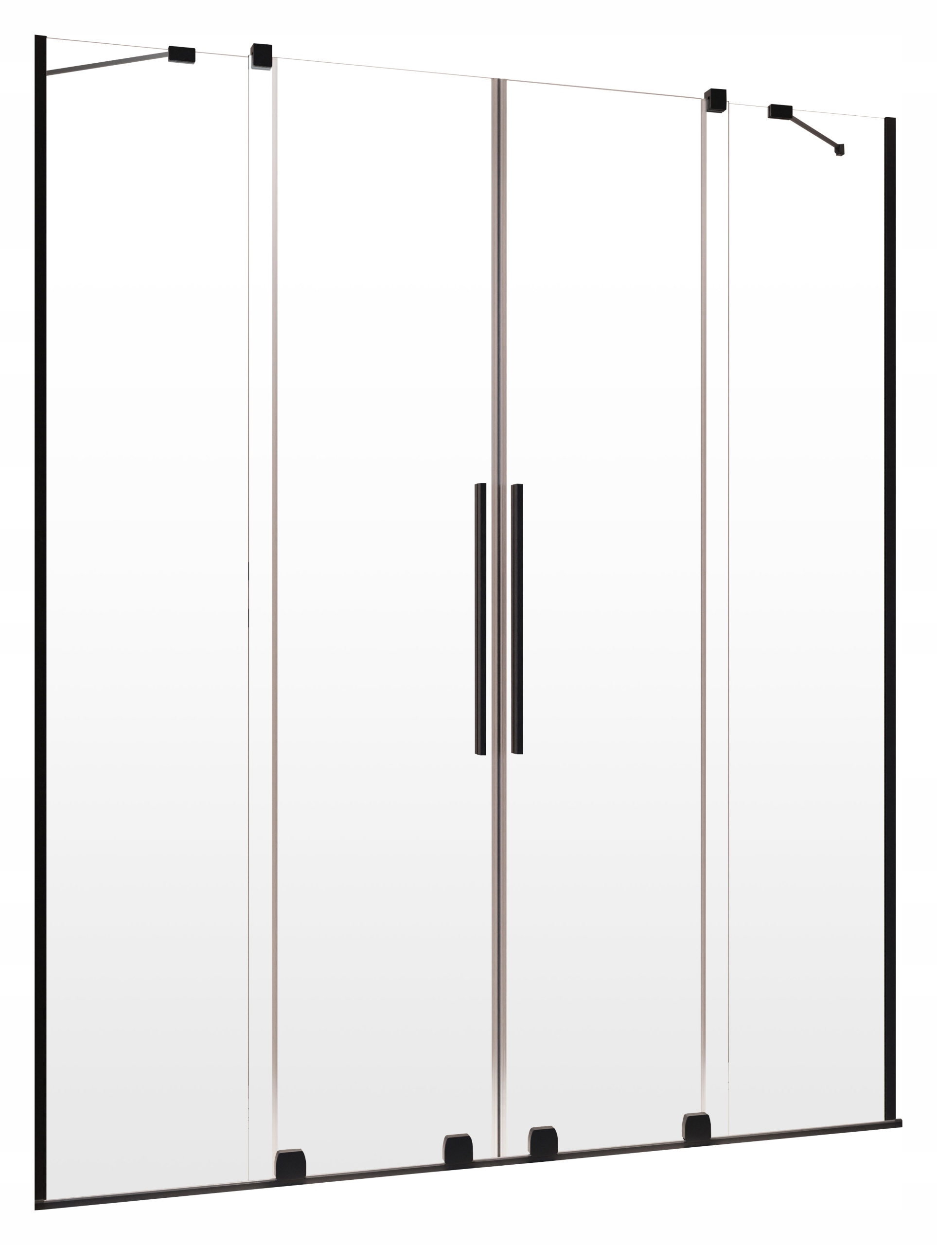 Sprchové dvere - Furo Black DWD 180 Radaway zapustené dvere