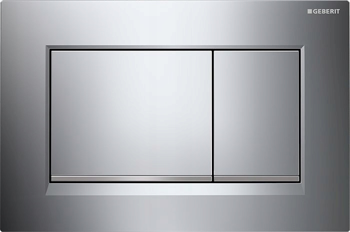 WC tlačidlo - GEBERIT SIGMA 30 Chromované splachovacie tlačidlo toalety 115 883 KH 1
