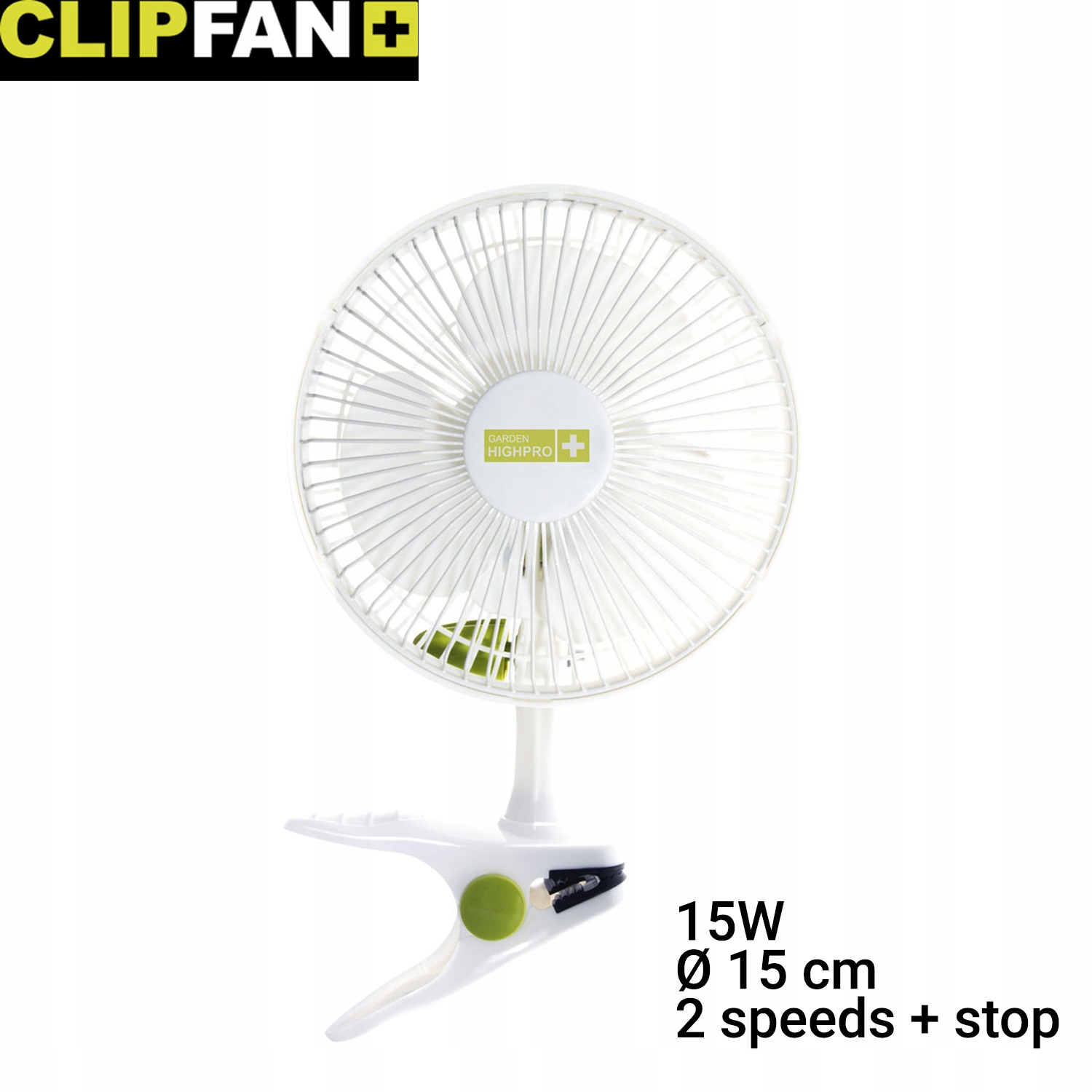 Kupelňový ventilátor - GHP ProFan Standard ø15cm, 15 W, 2 rýchlosti ventilátora