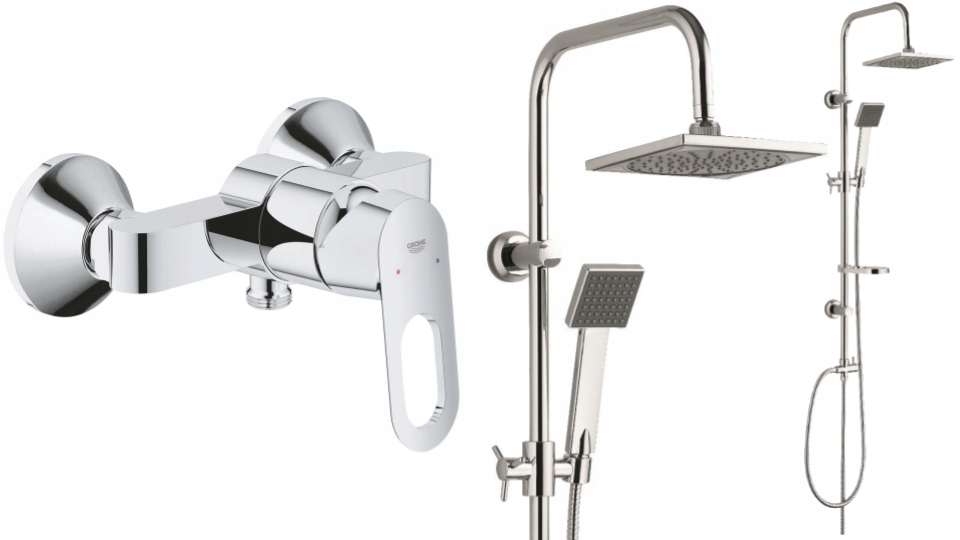Sprchový panel - SPRCHOVACÍ STROJ GROHE + SPRCHOVÁ SÚPRAVA LUX