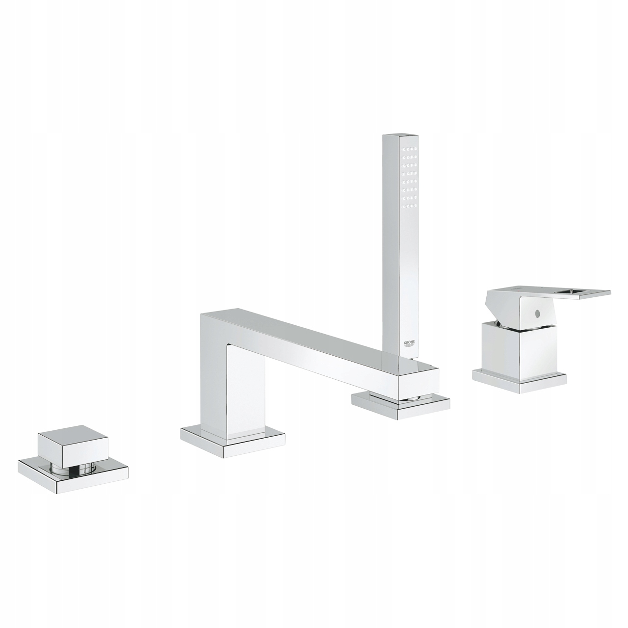 Vaňová batéria - GROHE EUROCUBE 19897001 4-OTVOROVÁ VANIČKA