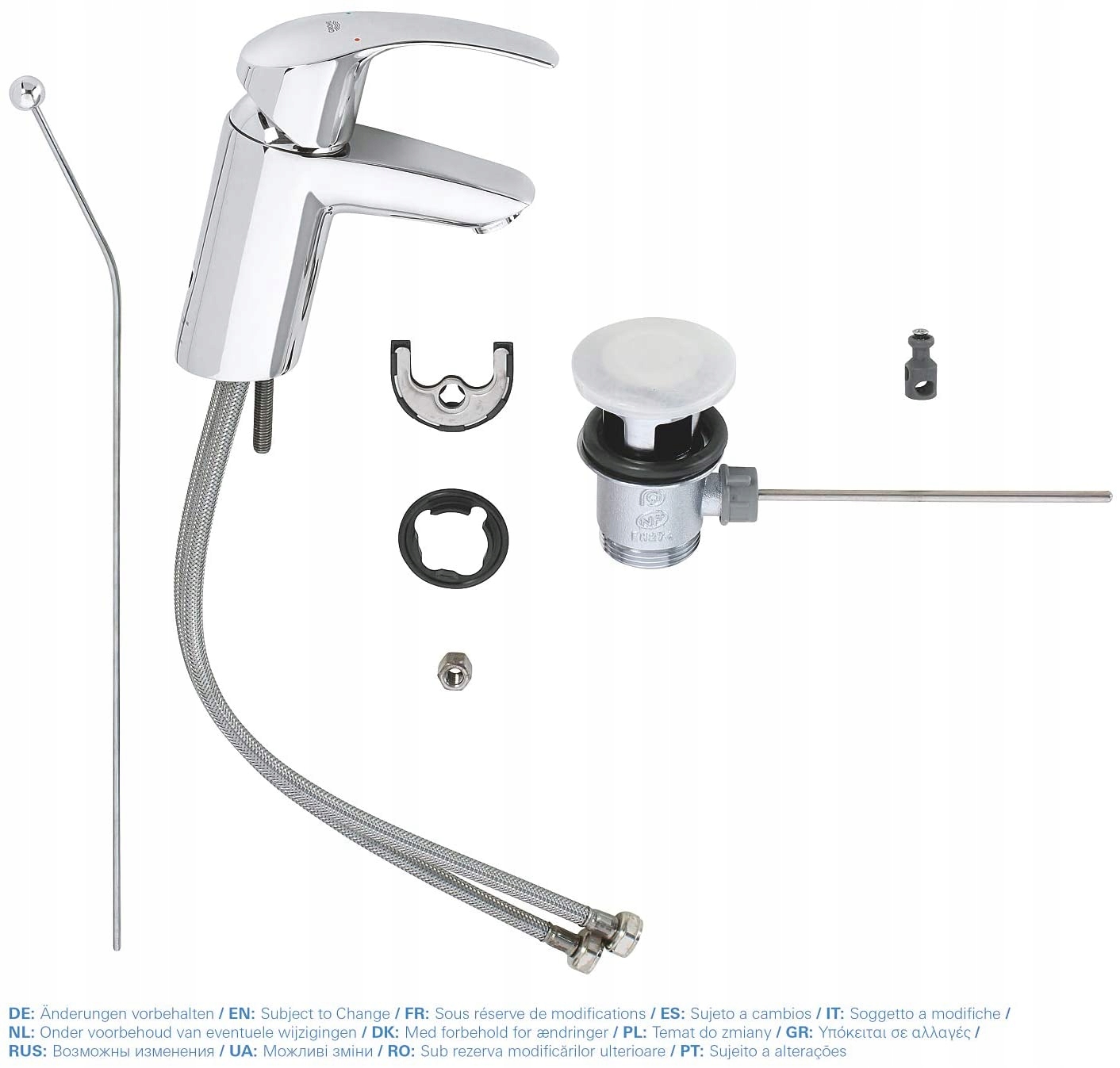 Umyvadlová batéria - GROHE EUROSMART CHROM - 23456002