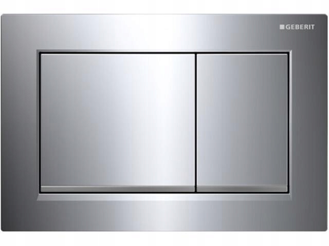 WC tlačidlo - Geberit Omega30 splachovacie tlačidlo toalety chróm