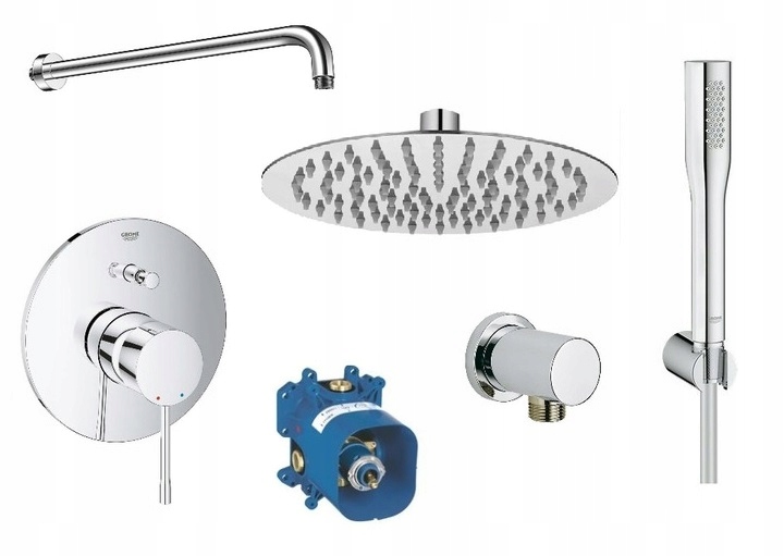 Podomietková batéria - Sada Grohe Essence 6v1 Euphoria + 30 dažďová sprcha