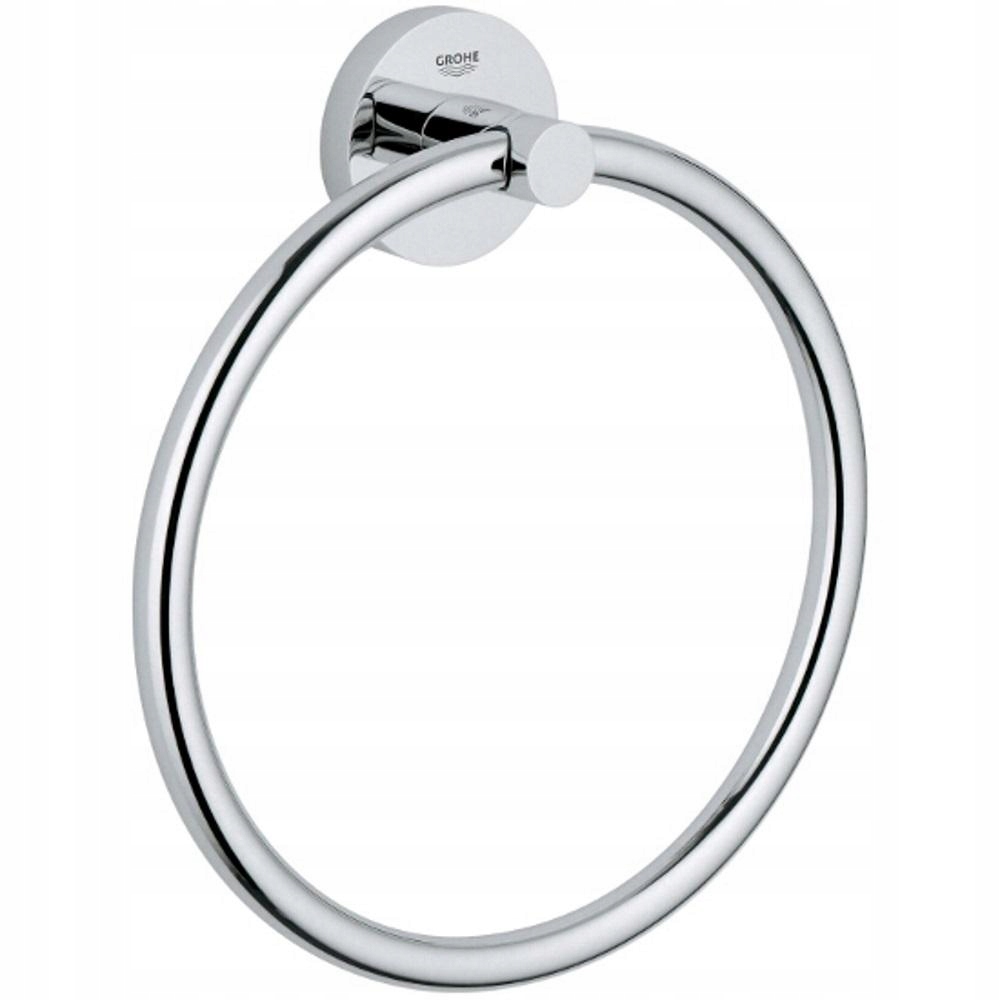 Vešiak - Grohe Essentials Držiak na uteráky, okrúhly, chróm