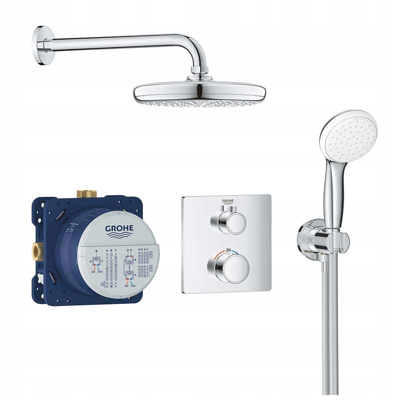 Sprchový panel - Grohe Grohtherm Tempesta 210 - Sprchová sada