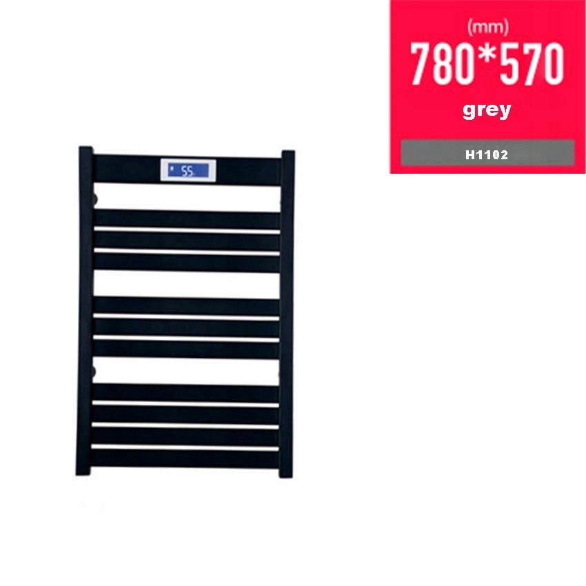 Polička do kúpelne - [H1102 sivá / 220 V] E601 / e701 / h601 / h801 /