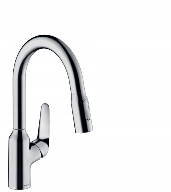 Kuchynská batéria - Kuchynská batéria HANSGROHE FOCUS 180 zapnutá / vypnutá