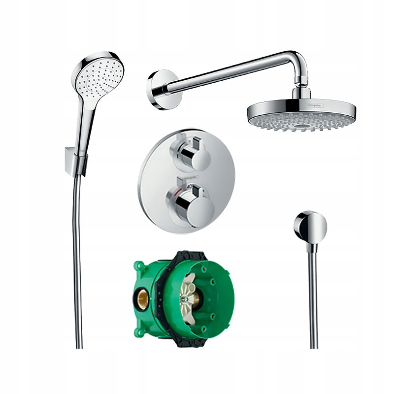 Sprchový panel - Hansgrohe Croma Se S skryté. Nastaviť Sprcha. 27295000