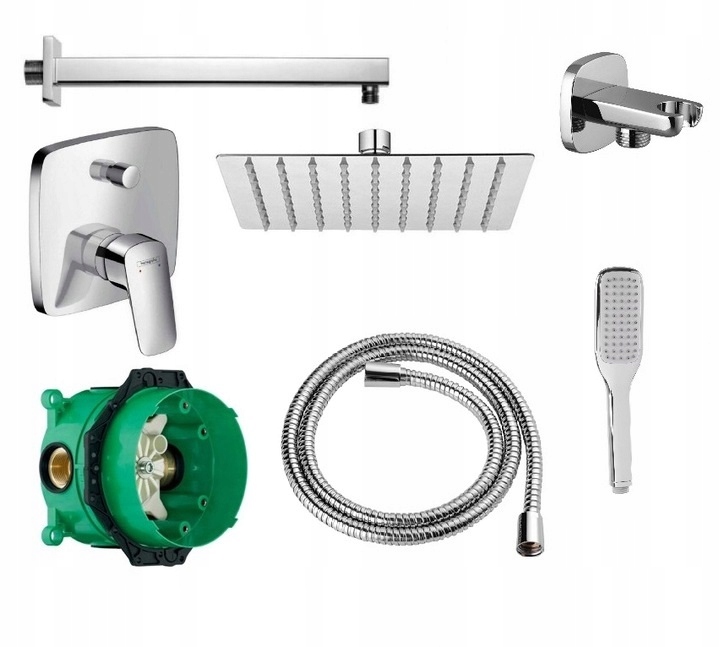 Podomietková batéria - Podomietková batéria Hansgrohe Logis, sada 7 v 1, 20 cm