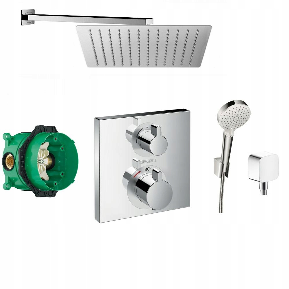 Sprchový panel - Dažďová sprcha Hansgrohe Thermo 30