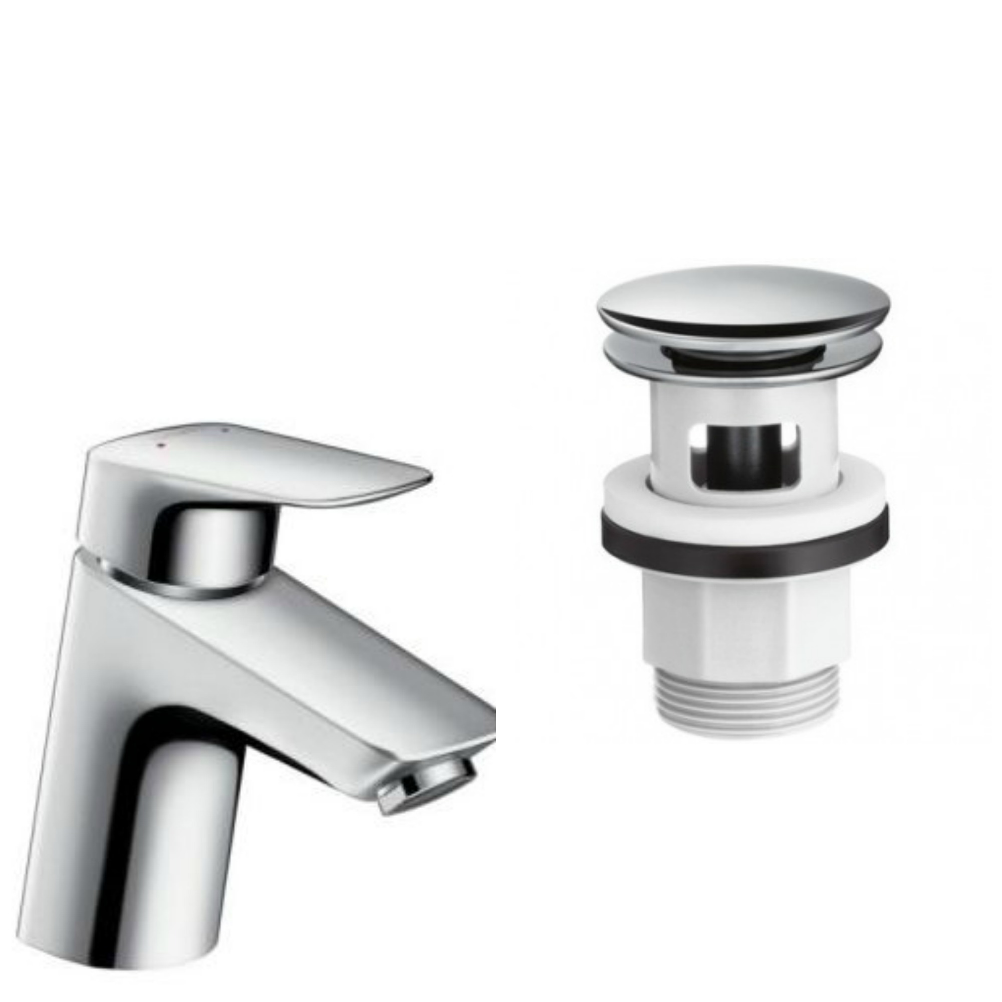 Umyvadlová batéria - Umývadlová batéria Hansgrohe s klikacou klapkou HIT
