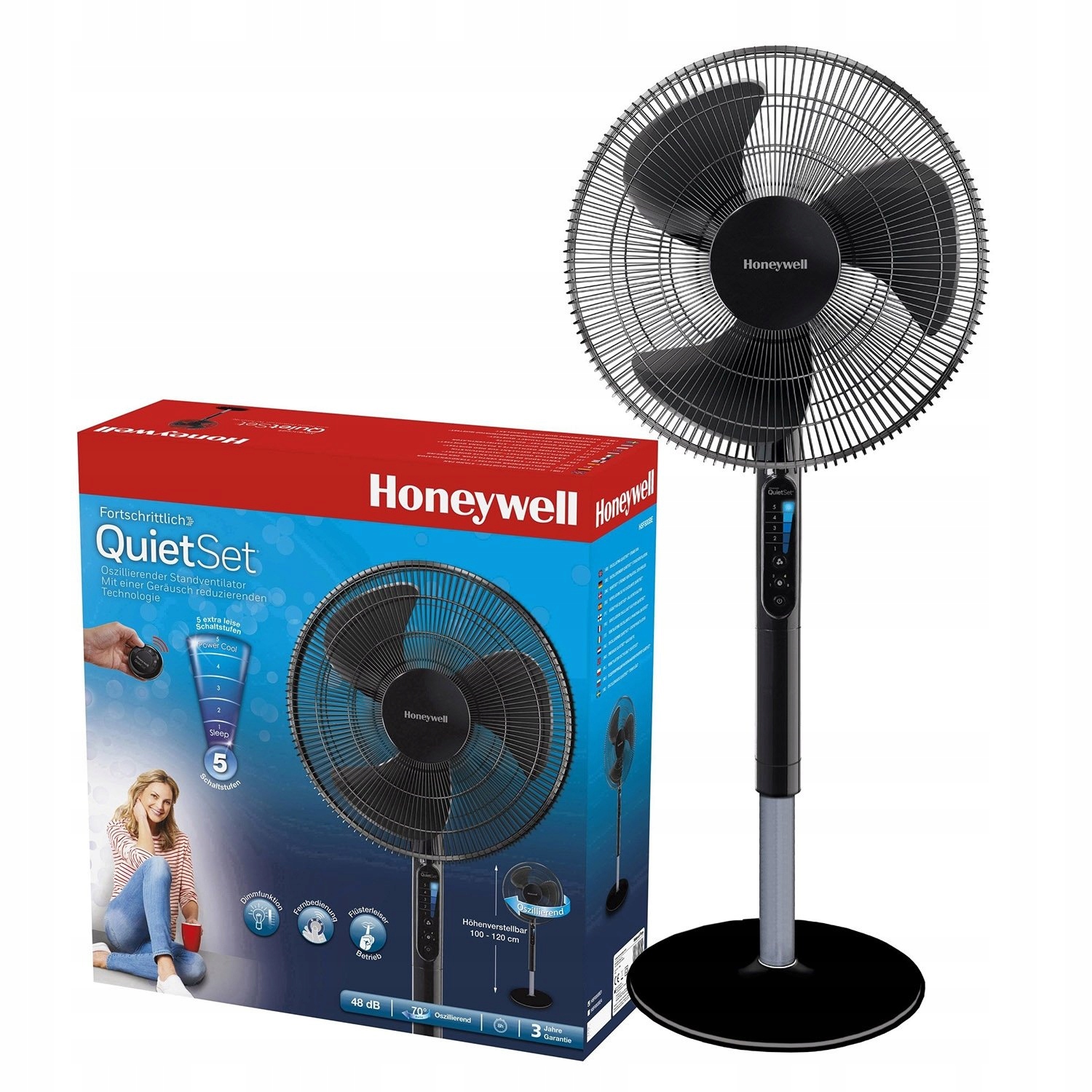 Kupelňový ventilátor - Ventilátor Honeywell, veterný mlyn, obehové čerpadlo, oscilácia