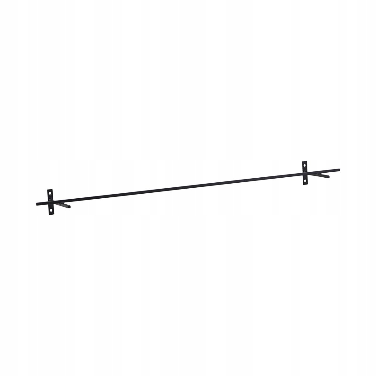 Vešiak - HouseDoctor ADD Nástenný vešiak Lišta 70cm čierna