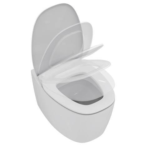 WC MISA - IDEÁLNE ŠTANDARDNÉ ZÁVESNÉ Toalety + Mäkké zatváracie sedadlo