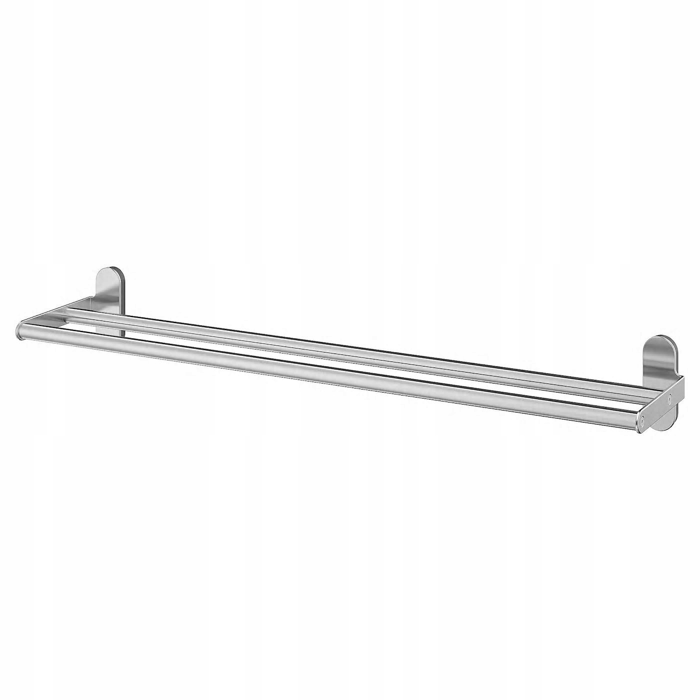 Vešiak - IKEA BROGRUND Držiak na uterák z nehrdzavejúcej ocele 67 cm