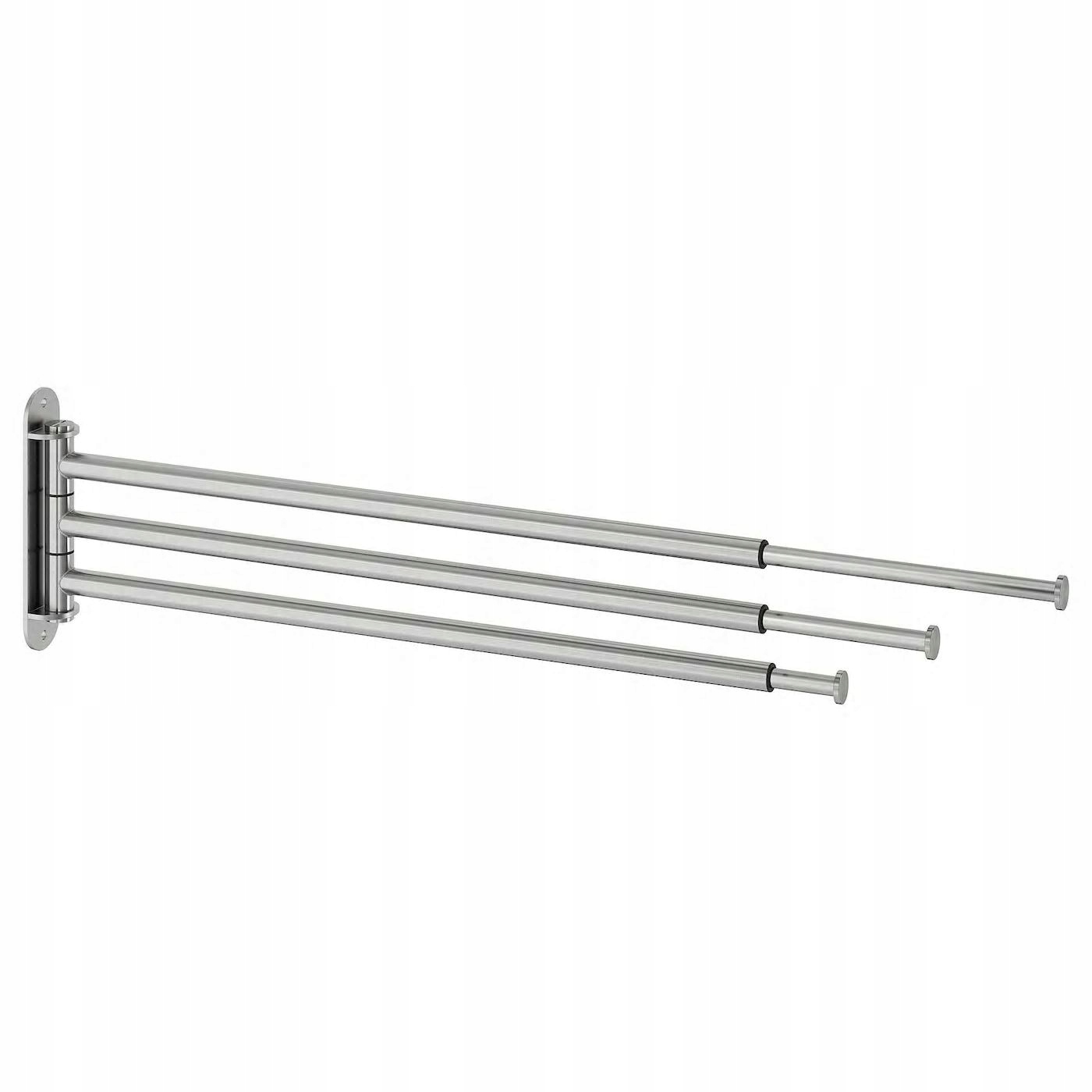 Vešiak - IKEA BROGRUND Vešiak na 3 uteráky, nehrdzavejúca oceľ