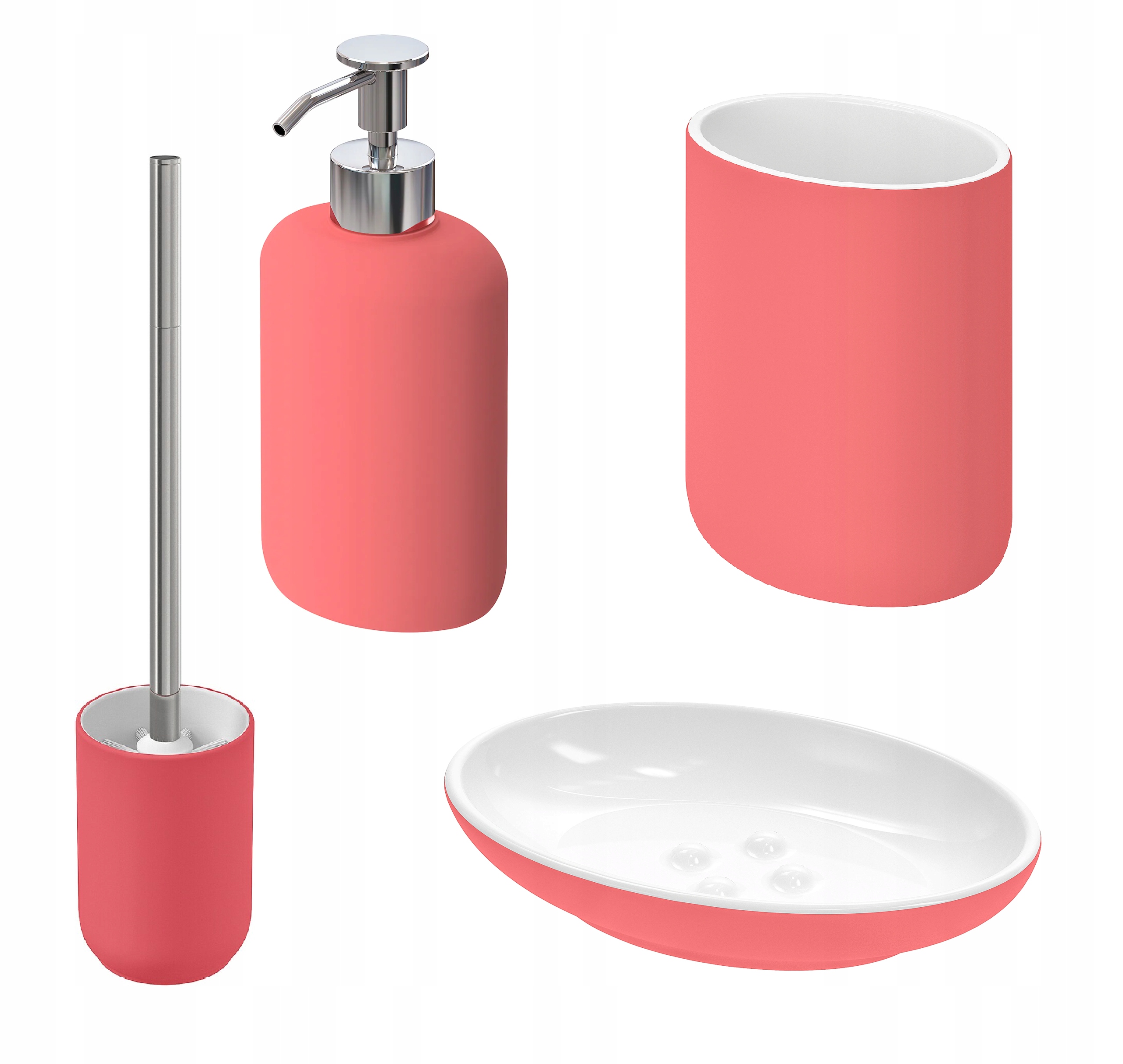 Kupelňový set doplnkov - SADA KÚPEĽNE IKEA EKLON 4-KUS