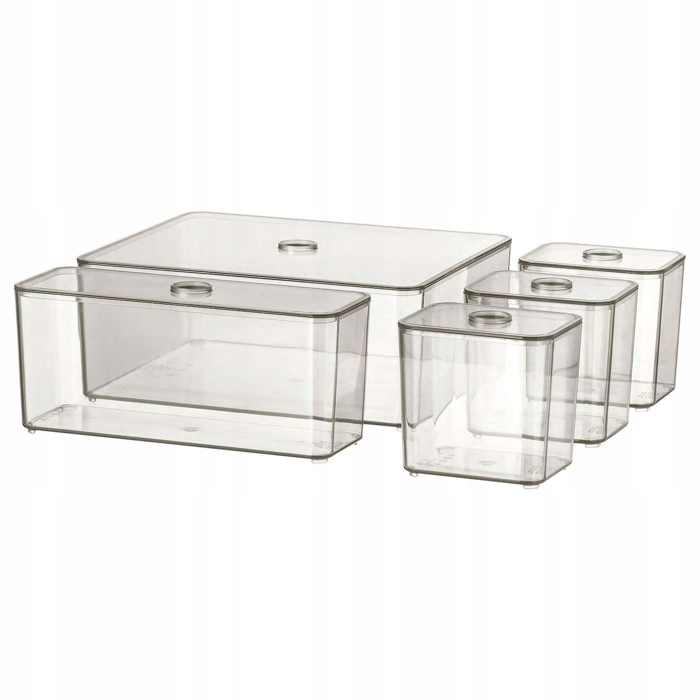 Kupelňový set doplnkov - IKEA GODMORGON Boxy s vekom 24x20x10 - 5 ks