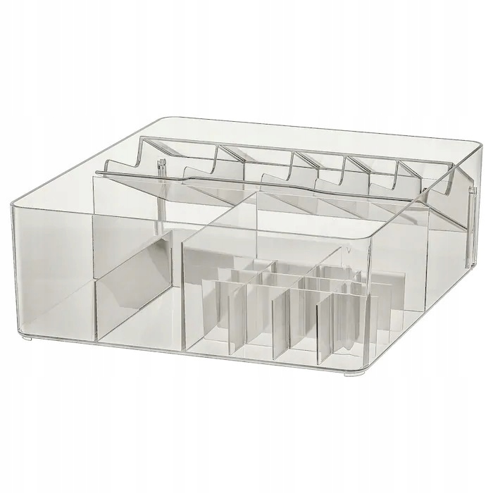 Kupelňový set doplnkov - IKEA GODMORGON Krabica s priehradkami 32x28x10 cm