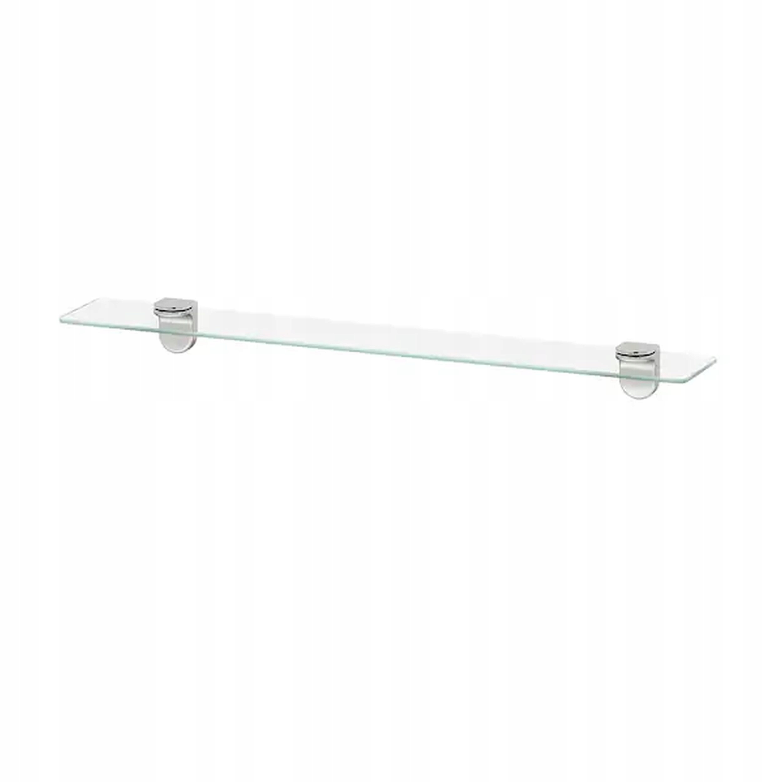 Polička do kúpelne - Nástenná polica IKEA KALKGRUND 62x11 SKLO