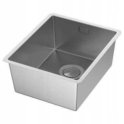 IKEA NORRSJON Vstavaný drez, 1 miska, nehrdzavejúca oceľ