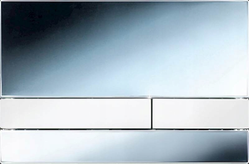 WC tlačidlo - Tlačidlo JOMO EXCLUSIVE2.0 Chrome Gloss / White