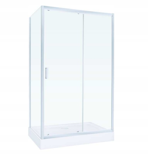Sprchový kút - SPRCHOVÁ KABÍNA 100X80 OBDĺžnikové sklo