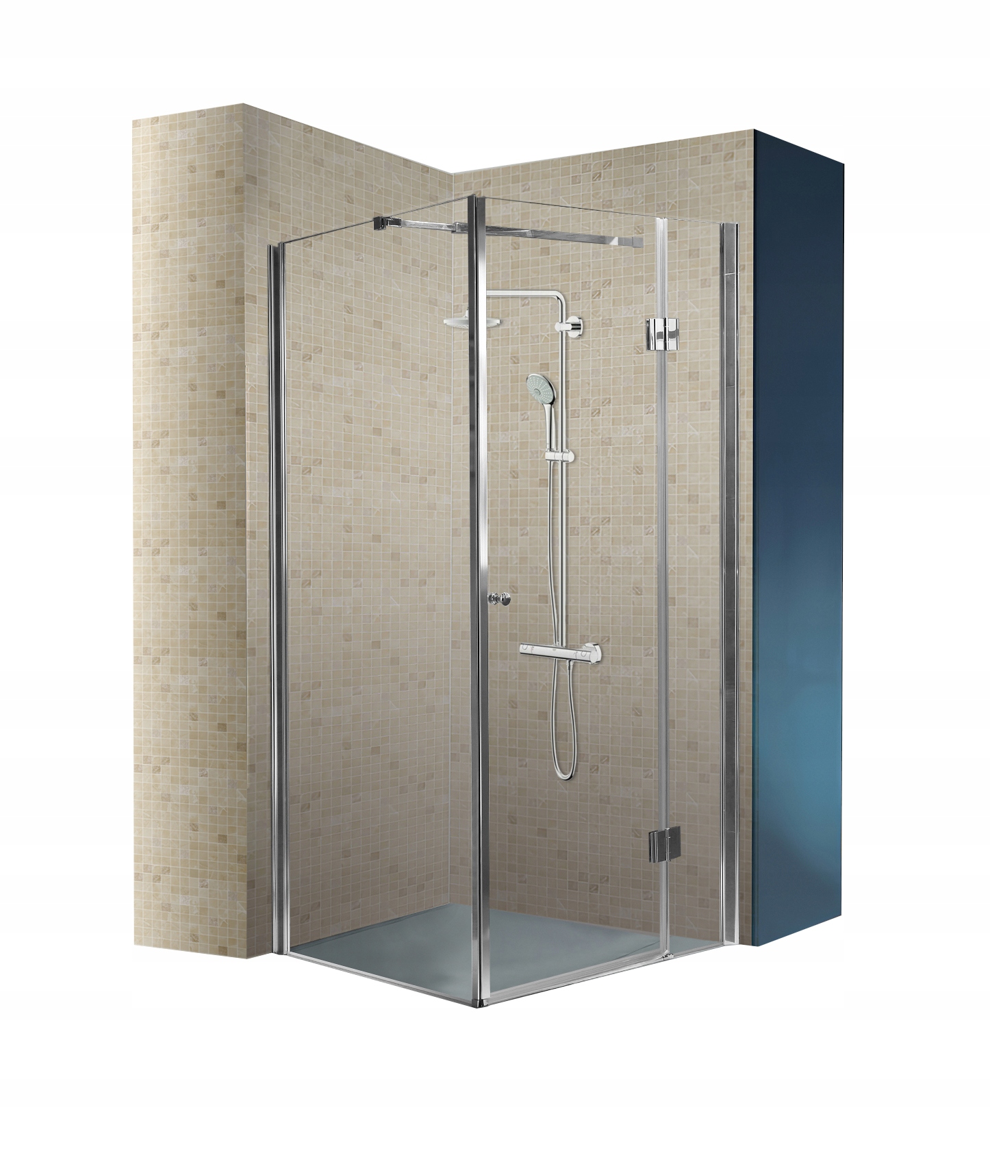 Sprchový kút - SPRCHOVÁ KABÍNA 80x80 SKLO 6mm VYSOKÉ NÁMESTIE 1390