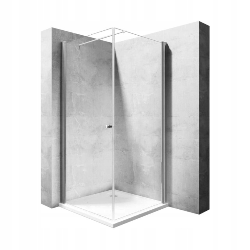Sprchový kút - SPRCHOVÁ KABÍNA 90 CM SPRÁVNE REA MAXIMÁLNE SKLO