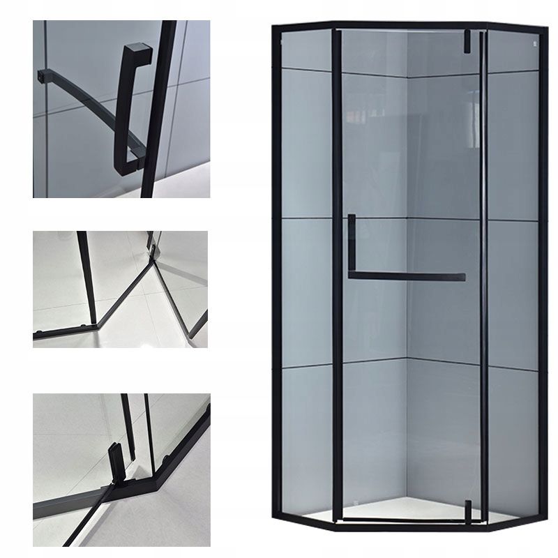 Sprchový kút - SPRCHOVÝ SKLÁRENSKÉ SKLO 90x90 8mm šesťhranné veliteľstvo
