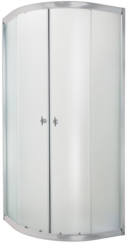 Sprchový kút - SPRCHOVÁ KABÍNA POLI-KRUHOVÉ SKLO 4MM 90X90