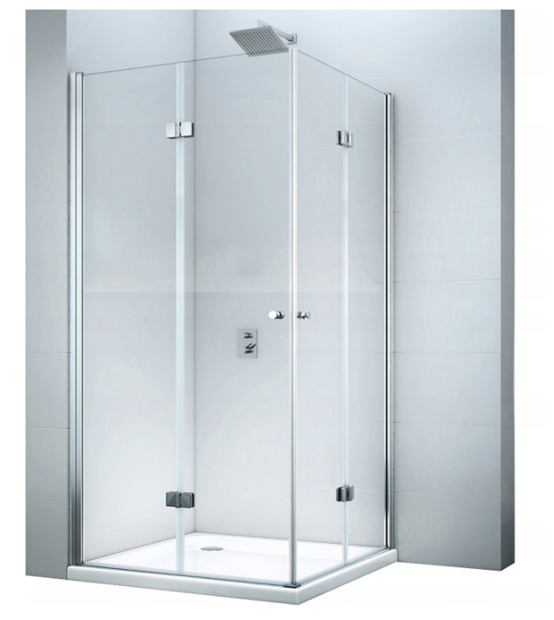 Sprchový kút - SKLÁDACÍ SPRCHOVÝ SKLÁRKA DS2000 - LEYDEN 90x75