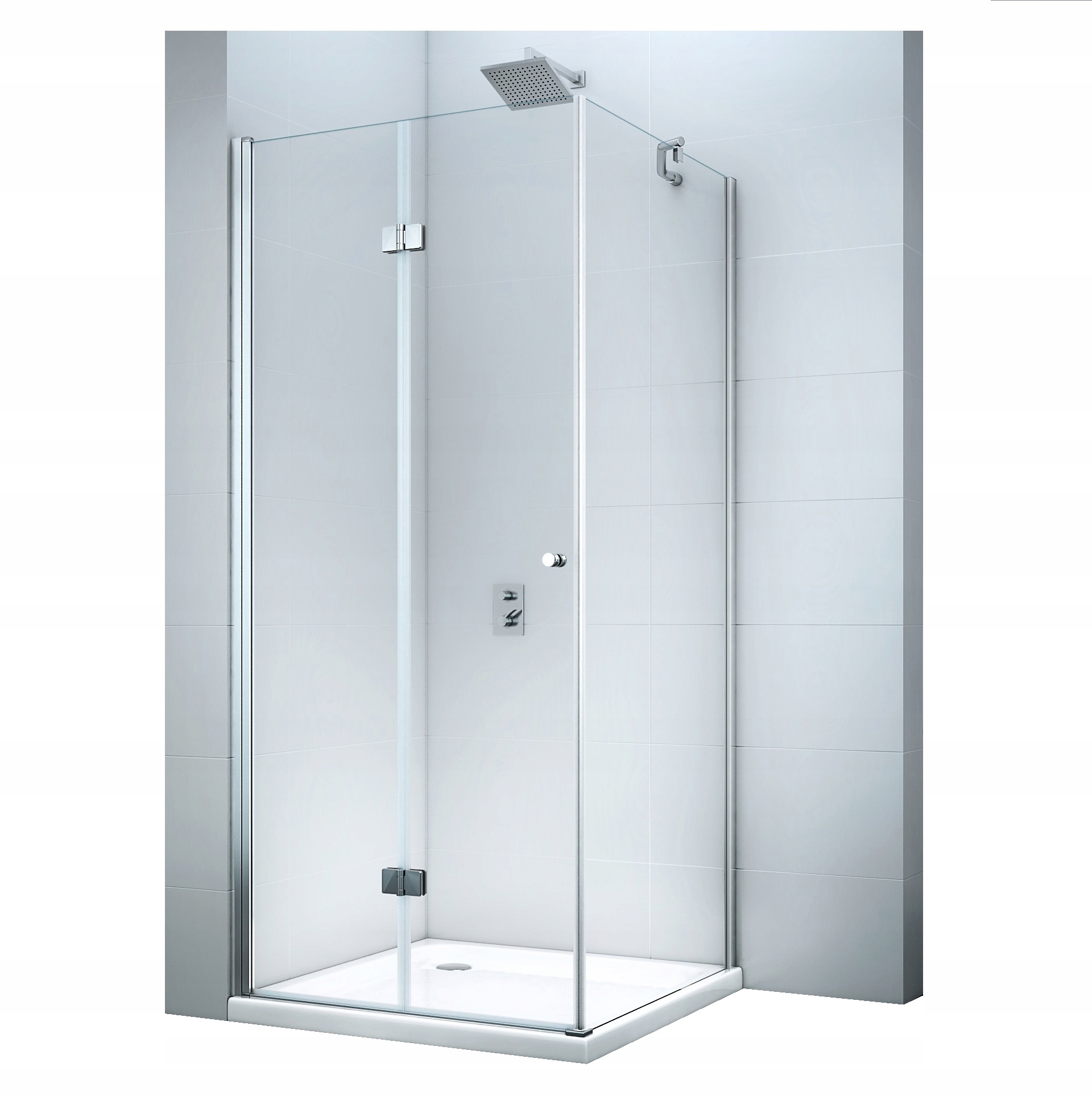 Sprchový kút - SKLÁDACÍ SPRCHOVÝ SKLÁŇ MS3000 - ŠVÝCARSKO 75x90