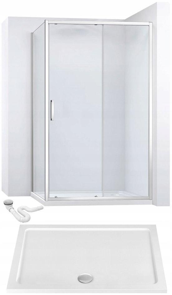Sprchový kút - SPRCHOVÝ SKLÁRACÍ PANEL PRO 80x120 + ZÁSOBNÍK