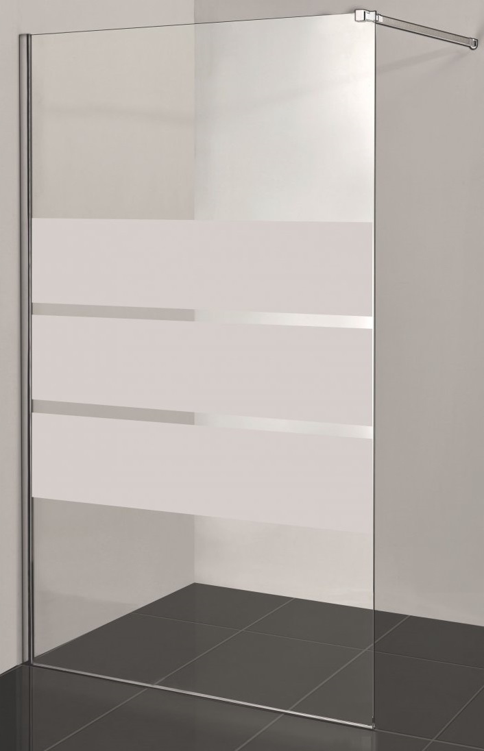 Sprchové dvere - WALK-IN sprchový kút, stena 80 cm, MLIEKO