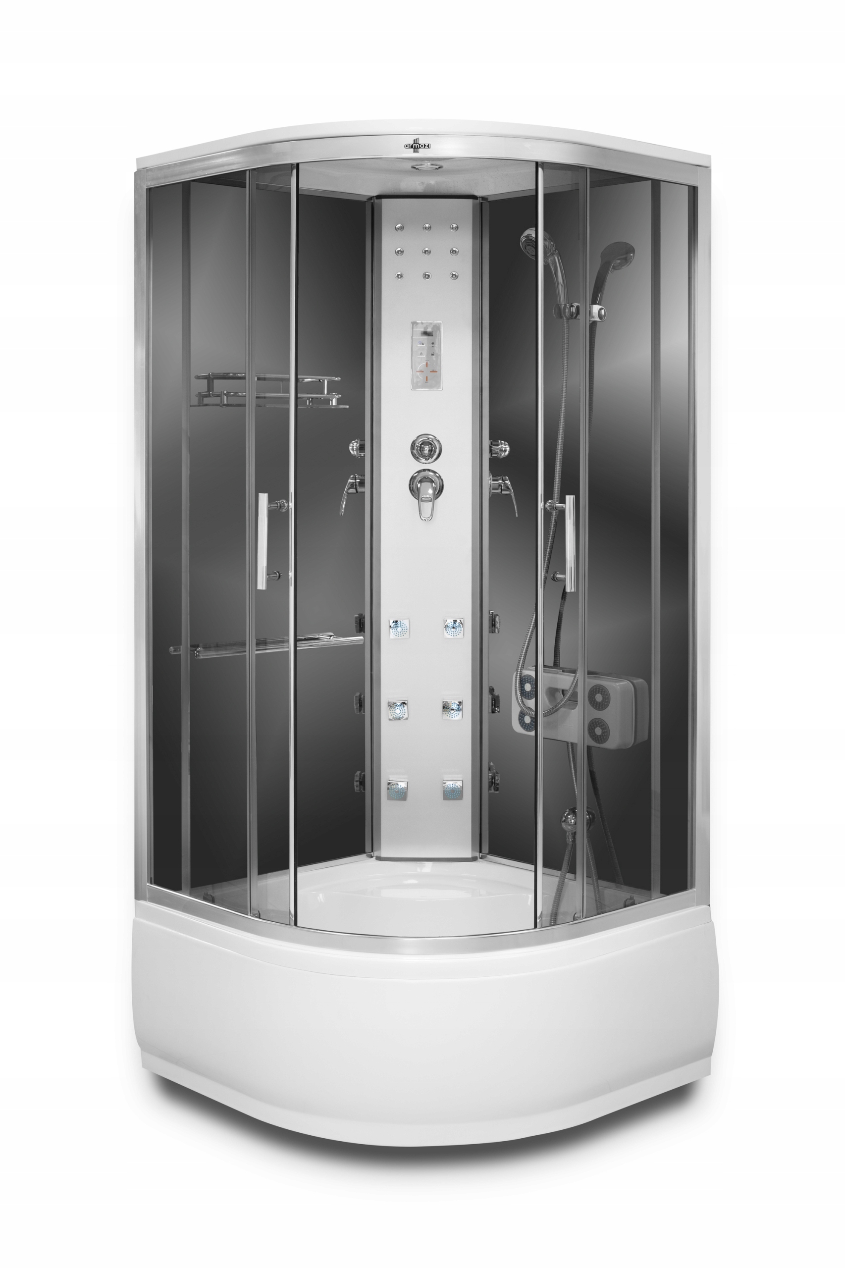 Hydromasážna sprchová babína - SPRCHOVÁ KABÍNA S HYDROMASÁŽOU 90X90X215
