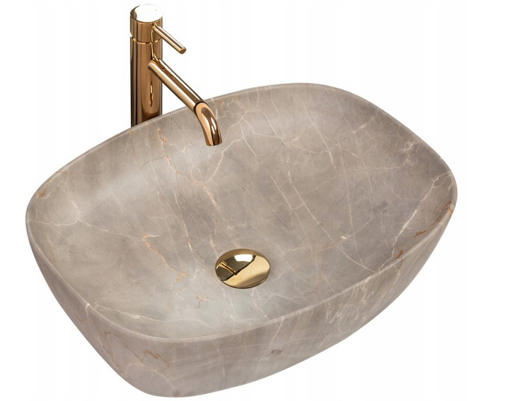 Umývadlo -  STONE TOP Keramické umývadlo 50 CM Rea