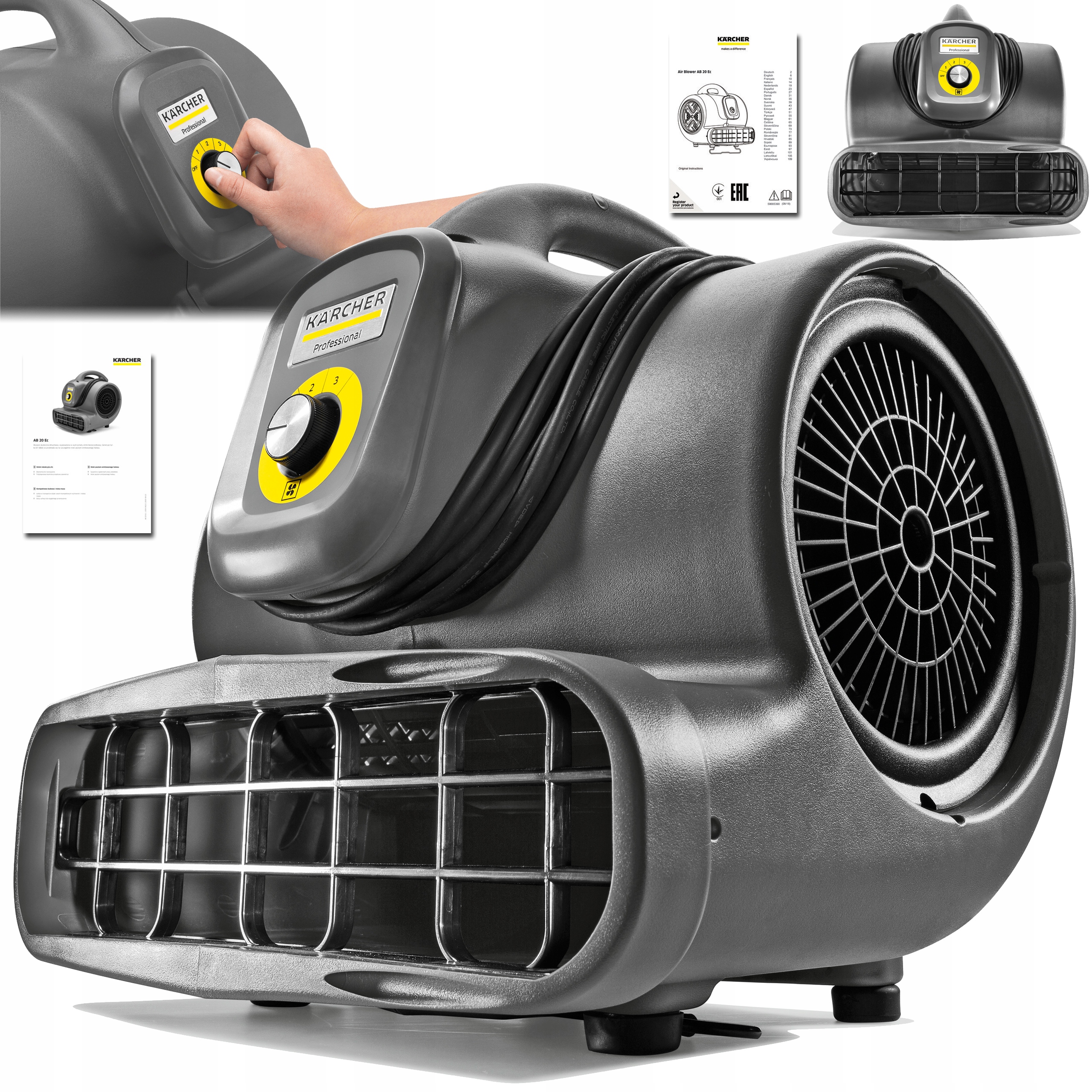 Odvlhčovač vzduchu - KARCHER AB 20 EC KOBEREC NA VYSUŠOVANIE KOBERCOV