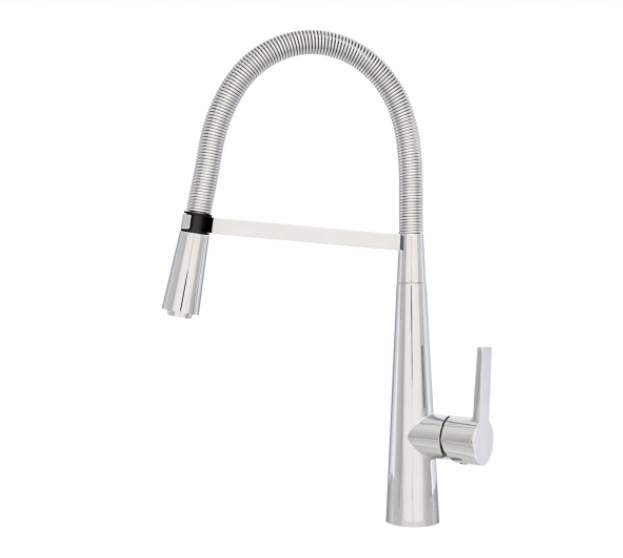 Kuchynská batéria -  KERNAU Oceľový faucet KWT28 PRUŽINA CHROME 5 ROKOV