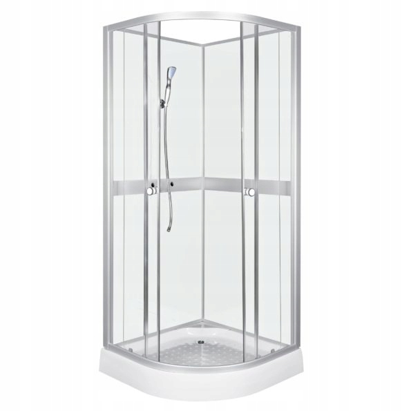 Sprchový kút - Sprchovací kút s batériou KERRA CLASSIC 90 WHITE