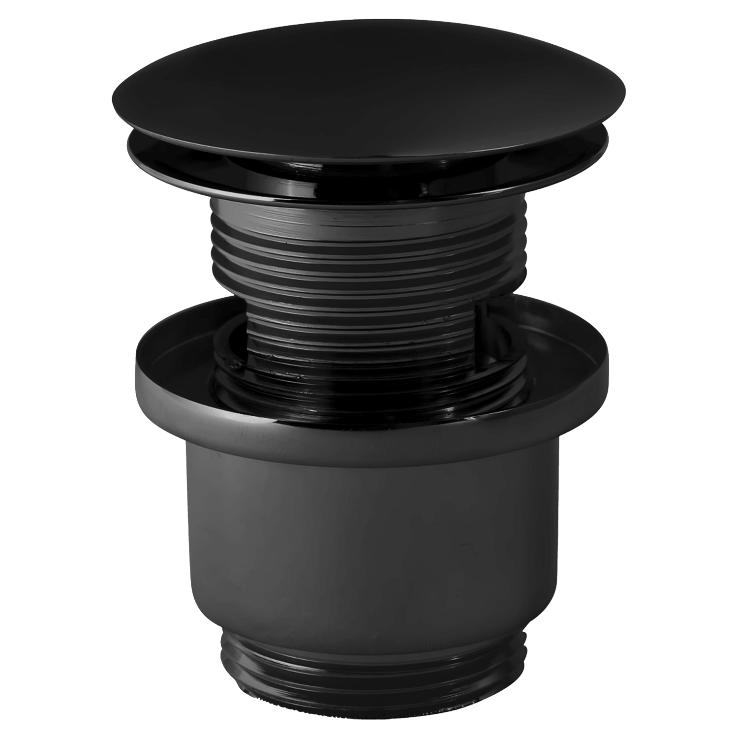 Umyvadlová batéria - CLICK CLAMP umývadlová zátka BLACK MAT prepadová