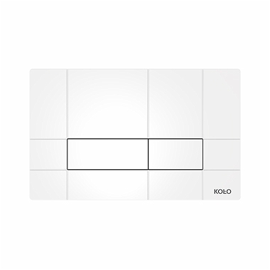 WC tlačidlo - KOLESO BOX Ovládací panel 94161-001 BIELY