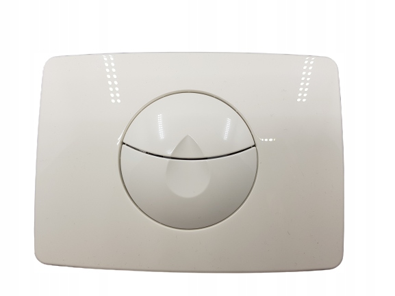 WC tlačidlo - TLAČIDLO KRUH 94033 pre rám 99066 biela