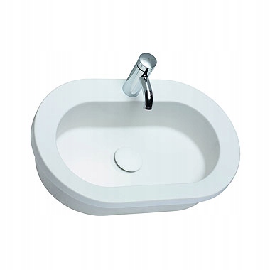 Umývadlo - KOLEKCIA OVÁLNY KOKTEJL umývadlo na dosku 65 cm L31665