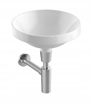 Umývadlo -  VARIFORMA KOLO PRIESTORU PRIESTORU PRIESTORU Ø40 cm BIELE
