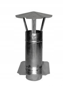 Kupelňový ventilátor - GALVANIZOVANÝ VENTILAČNÝ KRB S DOSKOU 150MM Ostatné