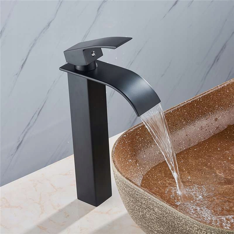 Vaňová batéria - TAP WASHBASIN TAPER COUNTERTOP ČIERNA MAT v8PRO