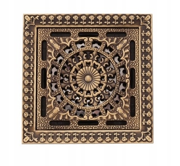 Sprchový žľab - ODPÚŠŤACIA SPRCHA GRILOVÁ ZLATÁ 12cm