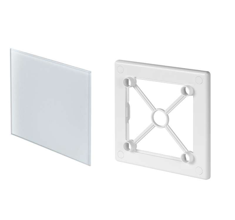 Kupelňový ventilátor - VENTILAČNÁ Mriežka (RÁM) TRAX Glass AWENTA